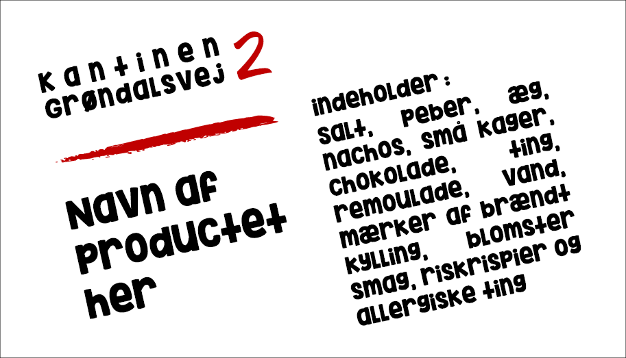 Etiquettes pour denrées alimentaires