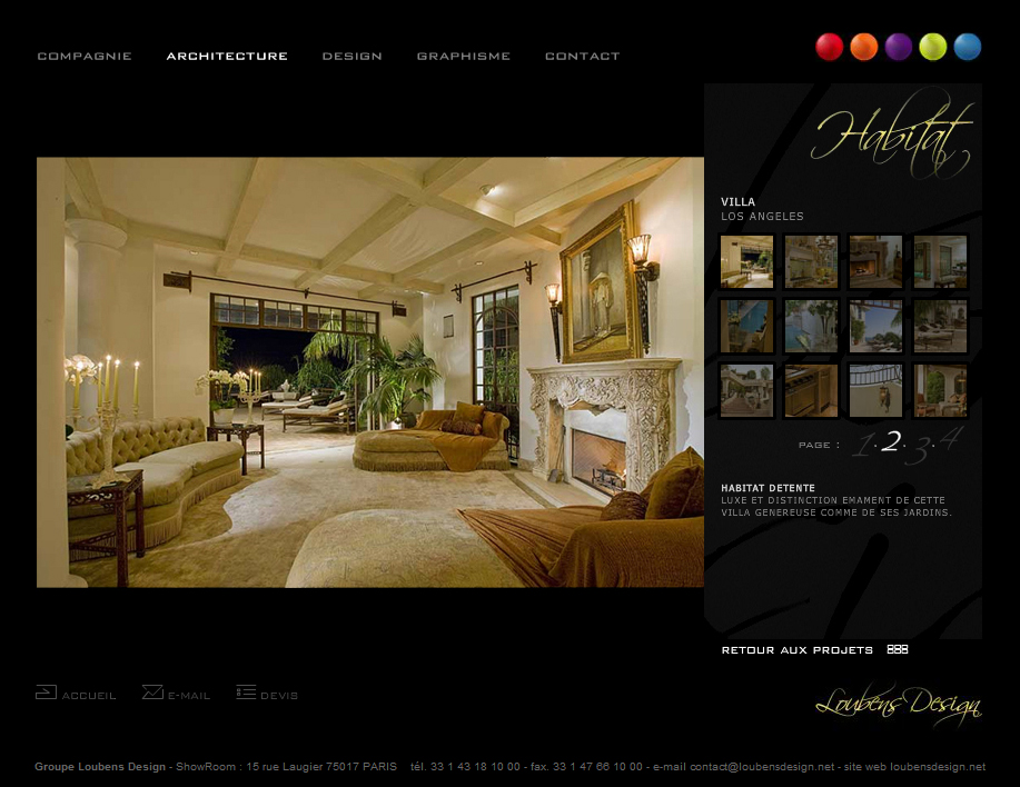 Portail web - détail du projet